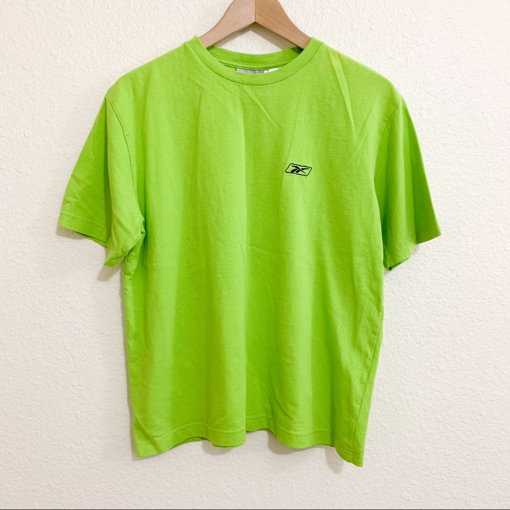 Reebok Neon Green Basic T-Shirt
